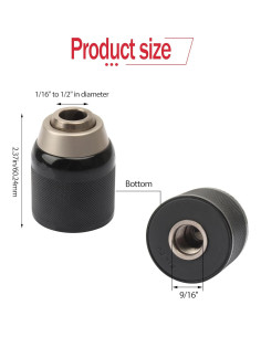 Mandril Sin Llave Shinelan 42-66-2704-20 para Taladros Milwaukee 2