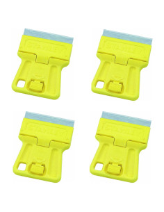 Raspador de cuchillas mini Stanley 28-100 4 unidades amarillo