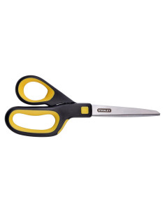 Tijeras Ergonómicas Stanley 20 cm Acero Inoxidable Amarillo