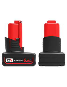Batería de Reemplazo Milwaukee M12 6000mAh 2 Paquetes