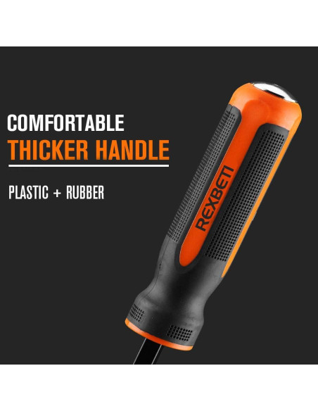 Juego de Palancas REXBETI 4 Piezas 20-60 cm Herramientas Manuales