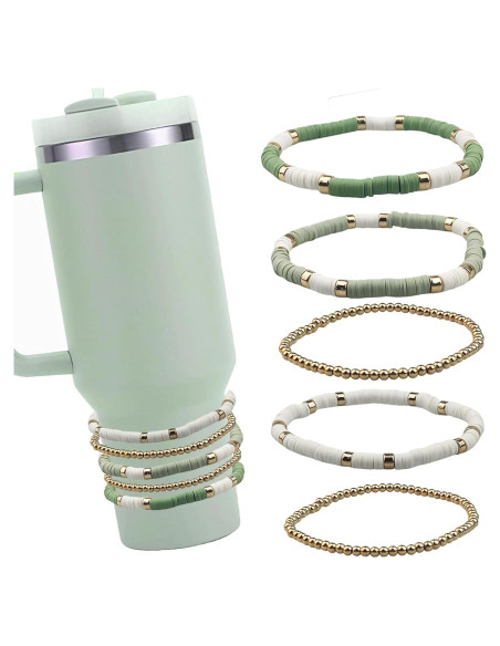 5 Accesorios Verdes para Copa Stanley Foaryoer 30oz/40oz