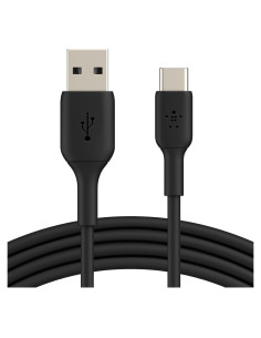 Cable USB-C a USB-A Belkin BoostCharge 1M Negro - Carga Rápida