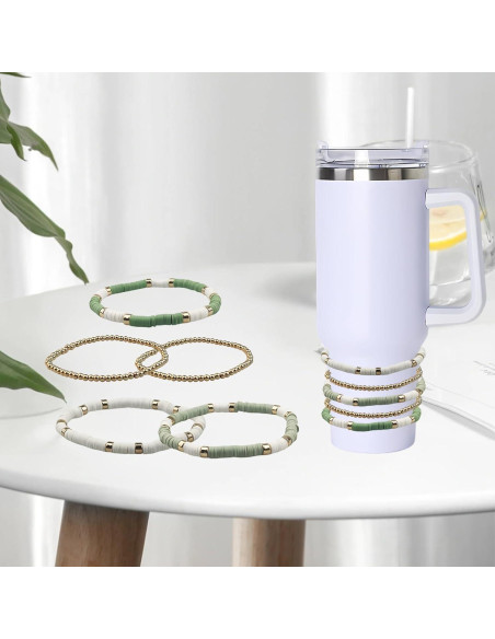 5 Accesorios Verdes para Copa Stanley Foaryoer 30oz/40oz