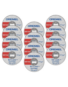 Ruedas de Corte Dremel EZ456B 12 Piezas 38.1 mm Fibra de Vidrio