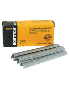 Grapas B8 PowerCrown Bostitch 6.35 mm Caja 5000 Unidades