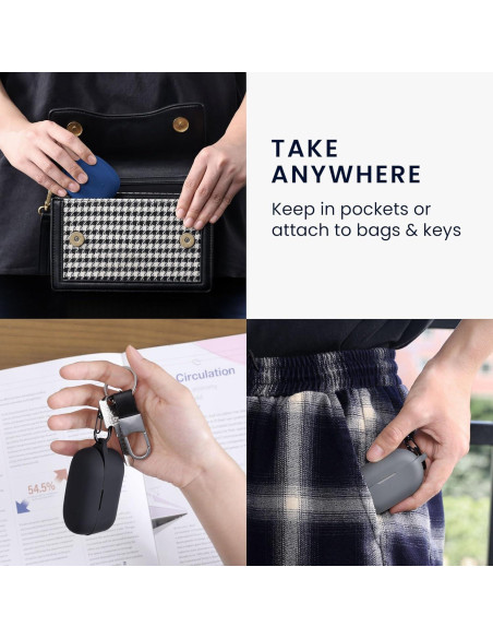 Funda de Silicona kwmobile para Marshall Motif II ANC - Negra