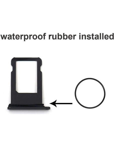 Bandeja de SIM para iPhone 8 Ewparts Negra - Repuesto Nuevo