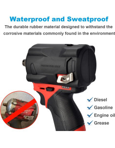 Cubierta Protectora Healvaluefit para Destornillador Milwaukee M12 2