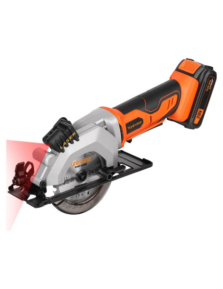 Sierra Circular Inalámbrica Yunirvana 20V 3400RPM 11.43cm