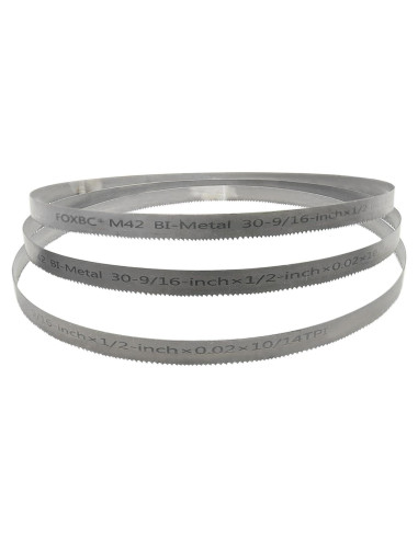 Hoja de Sierra de Cinta FOXBC 77.6 cm 10/14 TPI Paquete de 3