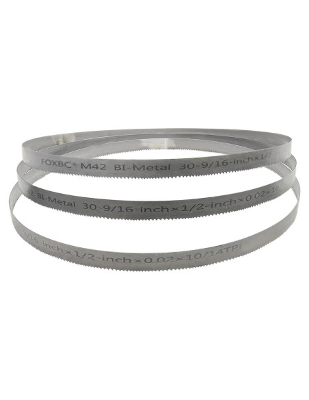 Hoja de Sierra de Cinta FOXBC 77.6 cm 10/14 TPI Paquete de 3