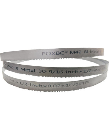 Hoja de Sierra de Cinta FOXBC 77.6 cm 10/14 TPI Paquete de 3