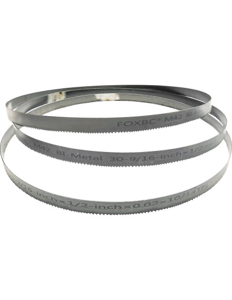 Hoja de Sierra de Cinta FOXBC 77.6 cm 10/14 TPI Paquete de 3