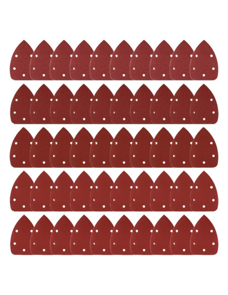 Papel de Lija Coceca 50pcs 40-240 Granos para Lijadora Detalle