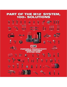 Sierra Recíproca Inalámbrica Milwaukee M12 12V 1.19kg 2