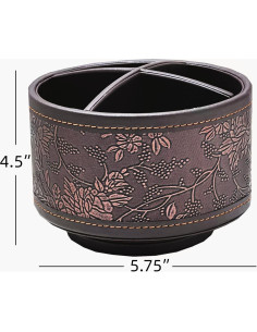 Soporte Redondo de Control Remoto Arniche 360 Cuero Sintético 2