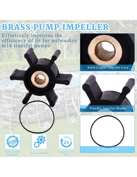 Kit de Impulsor y O-Ring Milwaukee M18 49-16-2771 de Latón
