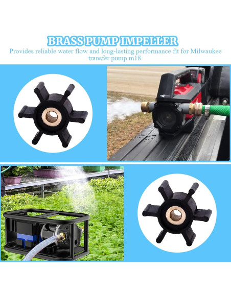 Kit de Impulsor y O-Ring Milwaukee M18 49-16-2771 de Latón