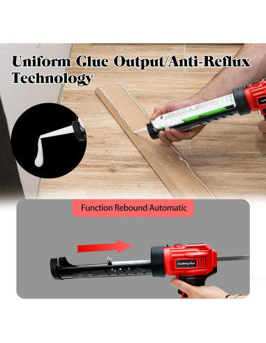 Pistola de Silicona Inalámbrica Milwaukee 18V 10 Oz con LED