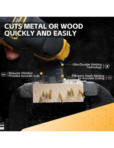 Bionso 20PCS Cuchillas Multiherramienta Titanio para Metal y Madera