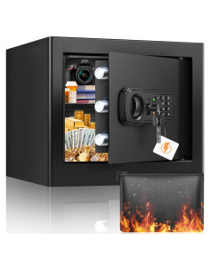 Caja Fuerte Ignífuga GHJGAGE 1.2 Pies Cúbicos Impermeable