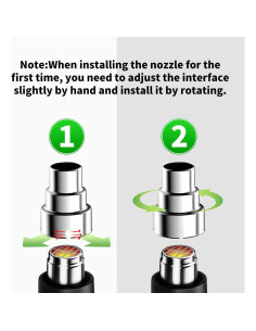 Kit de Boquillas para Pistola de Calor SEEKONE 7 Piezas 35mm 2