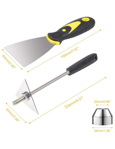 Kit de Boquillas para Pistola de Calor SEEKONE 7 Piezas 35mm