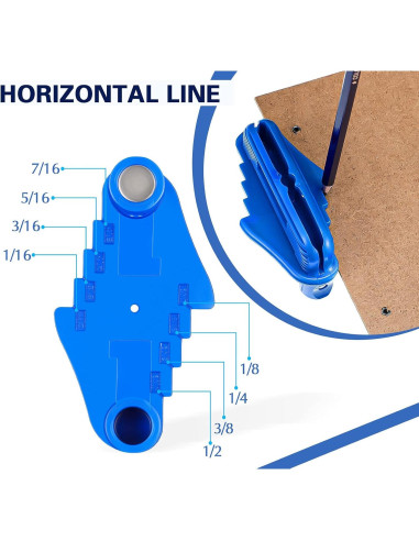 4 Piezas Herramienta de Marcado Central Frienda 102x57mm