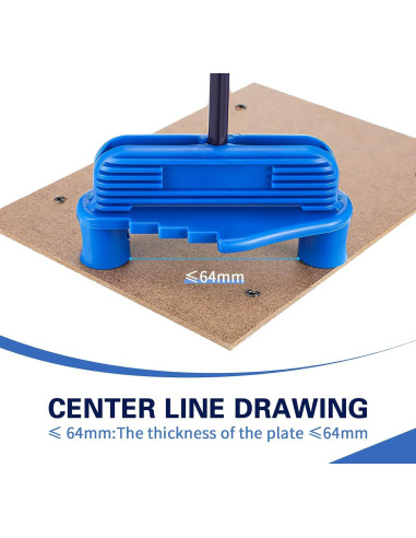 4 Piezas Herramienta de Marcado Central Frienda 102x57mm