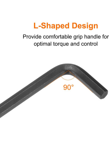 Llave Allen L-Forma 20pcs HARFINGTON 1/4" Acero Vanadio