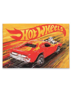 Lienzo Enmarcado Hot Wheels Coche Rojo 42.86x28.58cm Decoración