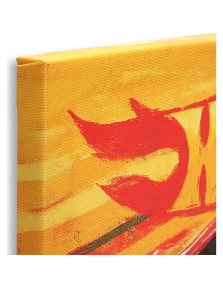 Lienzo Enmarcado Hot Wheels Coche Rojo 42.86x28.58cm Decoración