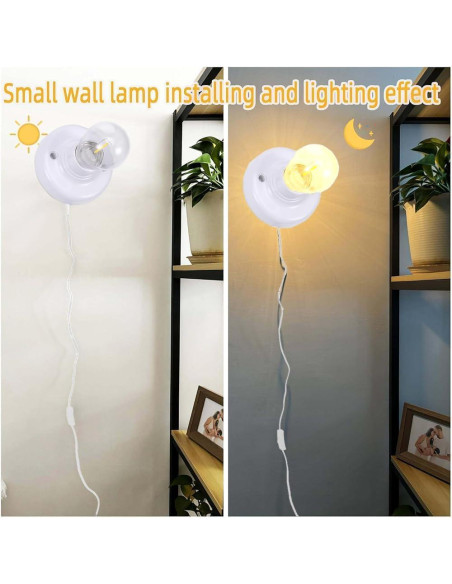 Portalámparas con cable 7.62 m E26/E27 DXMKOP con interruptor