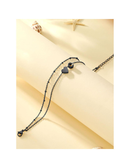 Brazalete de Tobillo Iniciales Prosteel Ajustable Acero Inoxidable