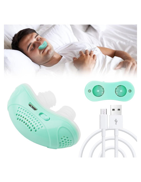 Dispositivo Antironquidos Hualai Mini Verde Menta USB