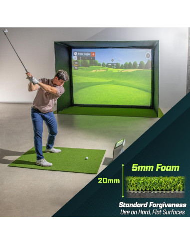 Alfombrilla de Golf GoSports Turf PRO 5x3 pies para Práctica