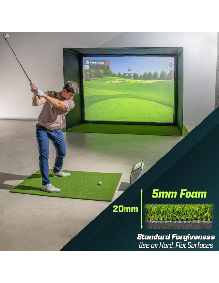 Alfombrilla de Golf GoSports Turf PRO 5x3 pies para Práctica
