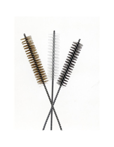 Juego de 3 cepillos de limpieza SE 40.64 cm cobre acero nylon