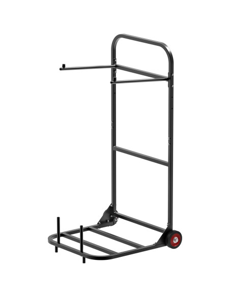 Carro para Sillas Plegables VEVOR 10 Sillas 45.36 kg Negro