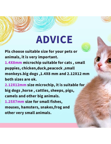 Microchip para Mascotas ISENVO 134.2K FDX-B 1.25x7mm