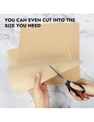 Papel Pergamino para Freidora de Aire BYKITCHEN 30x30 cm 120 Pcs