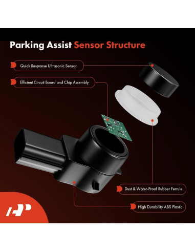 Sensor de Estacionamiento A-Premium 4PC para Ford y Lincoln