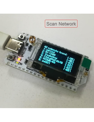 Placa de Desarrollo LoRa 32 V3 915MHz + Antena 2dBi