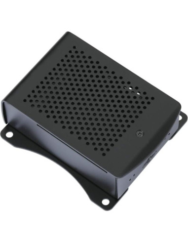 Caja de Aluminio para Raspberry Pi 5 - Soporte Colgante Negro