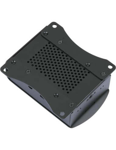 Caja de Aluminio para Raspberry Pi 5 - Soporte Colgante Negro