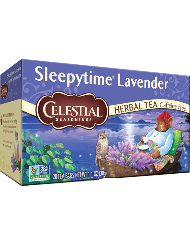 Té Herbal Celestial Seasonings Sleepytime Lavanda 20 Bolsitas