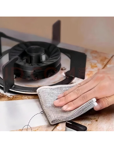 Trapo de Lavado de Platos SanQiuShe 20 Pcs 20x20 cm Sin Rayones