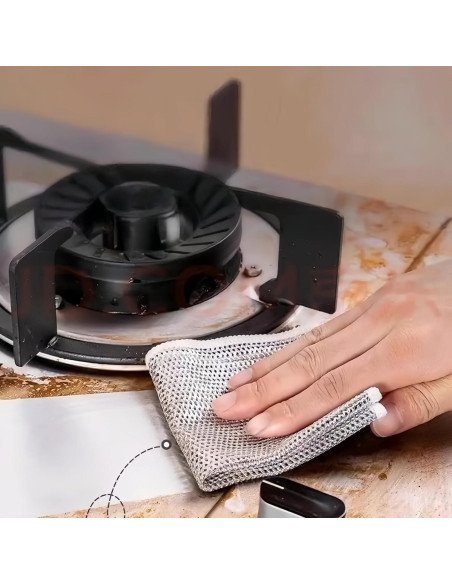 Trapo de Lavado de Platos SanQiuShe 20 Pcs 20x20 cm Sin Rayones Trapo de Lavado de Platos SanQiuShe 20 Pcs 20x20 cm Sin Rayones