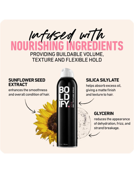 Boldify Spray Texturizante Seco 198g - Volumen y Textura